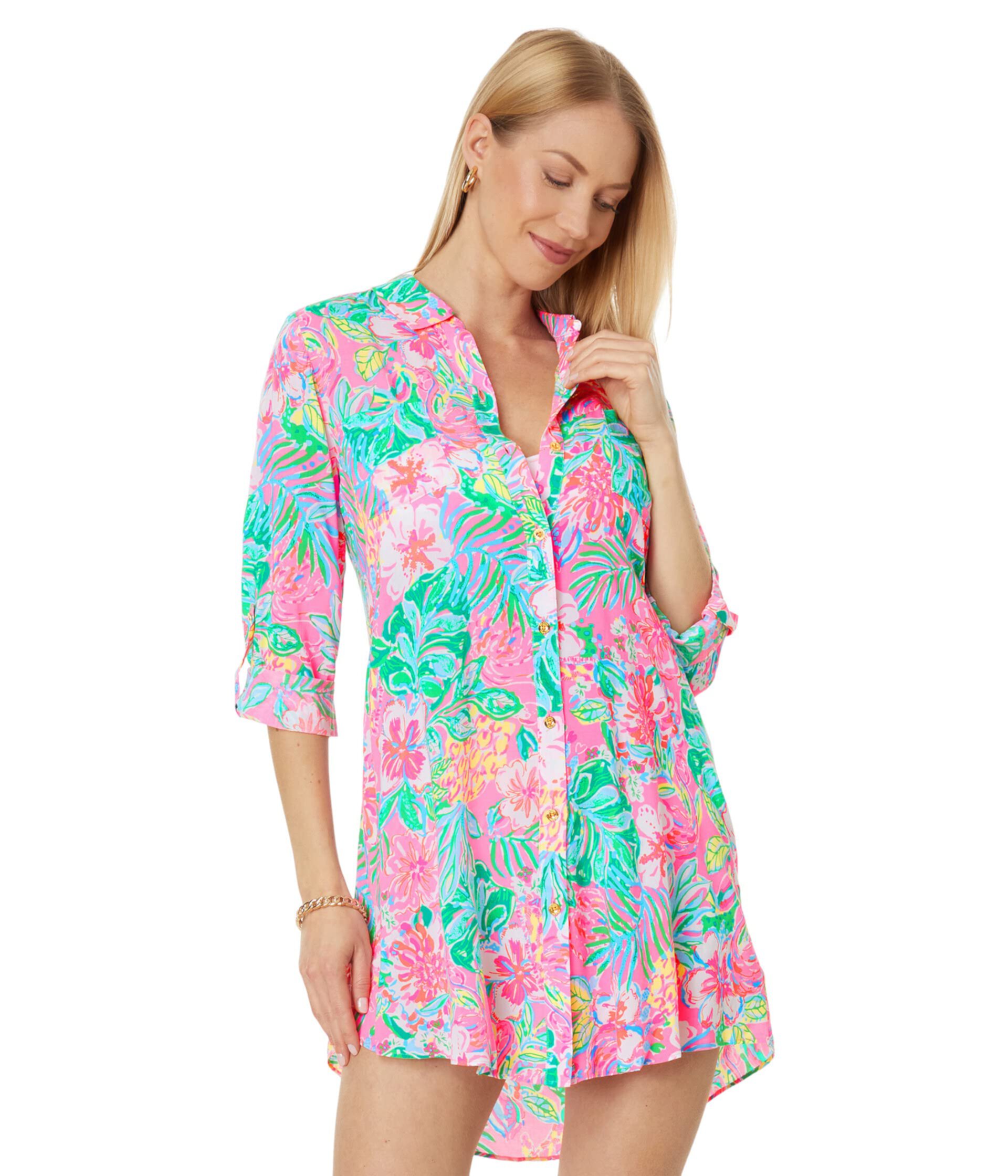 Женская Пляжная туника Lilly Pulitzer Natalie Lilly Pulitzer