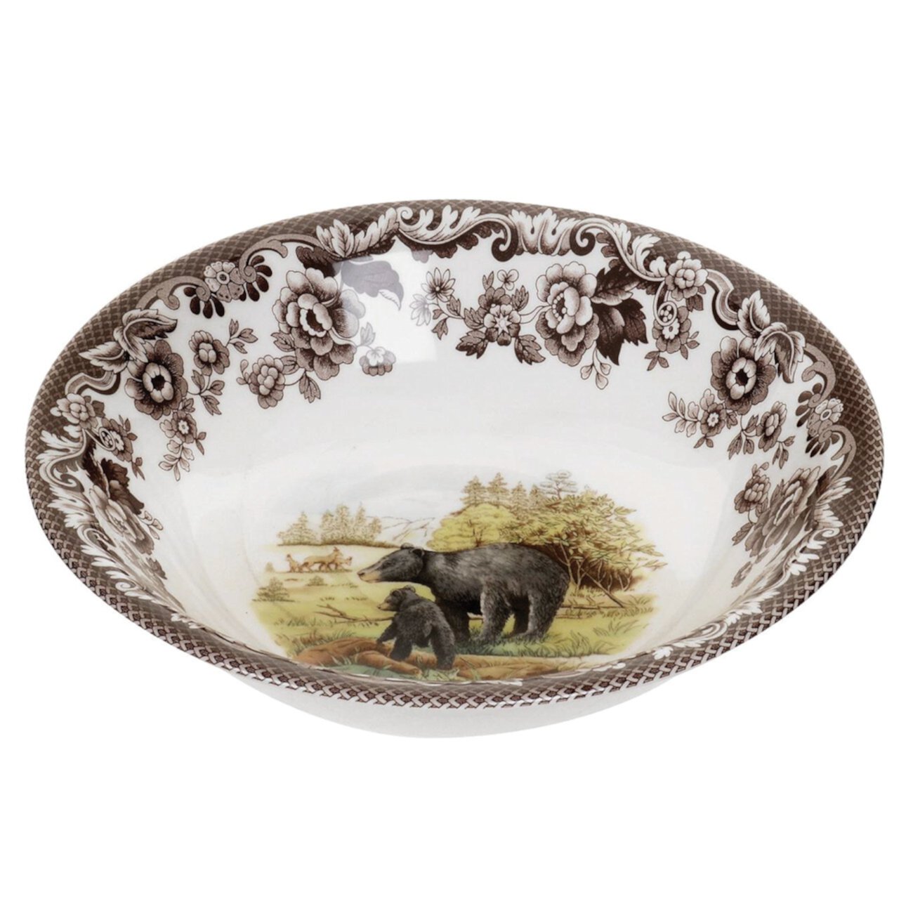 Чаша для хлопьев Woodland Black Bear Ascot Spode