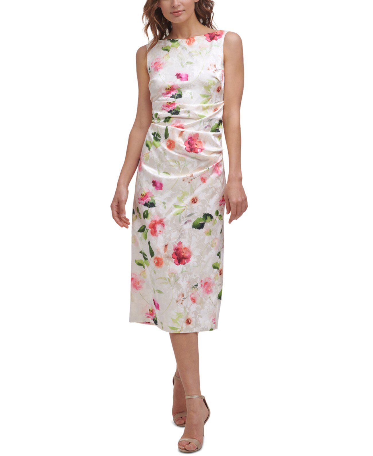 Платье-футляр с цветочным рисунком Eliza J