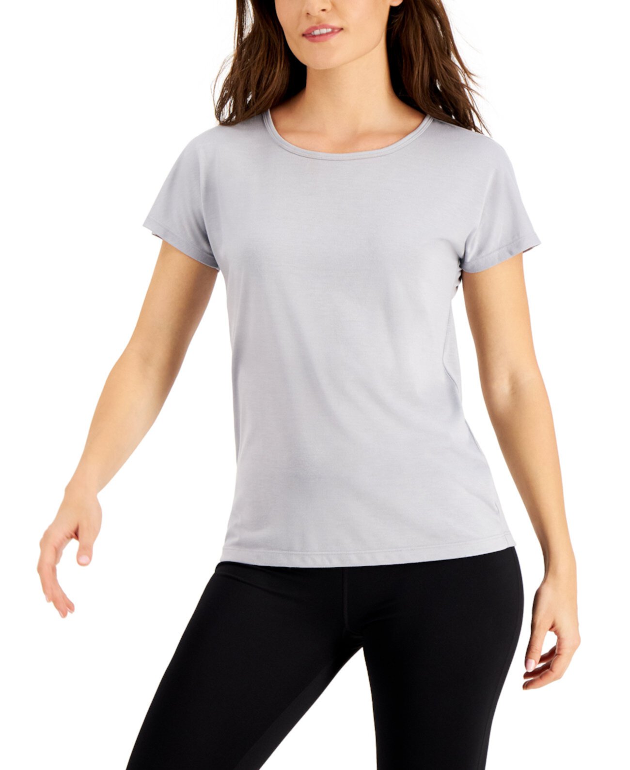 Женская футболка с круглым вырезом, созданная для Macy's Ideology