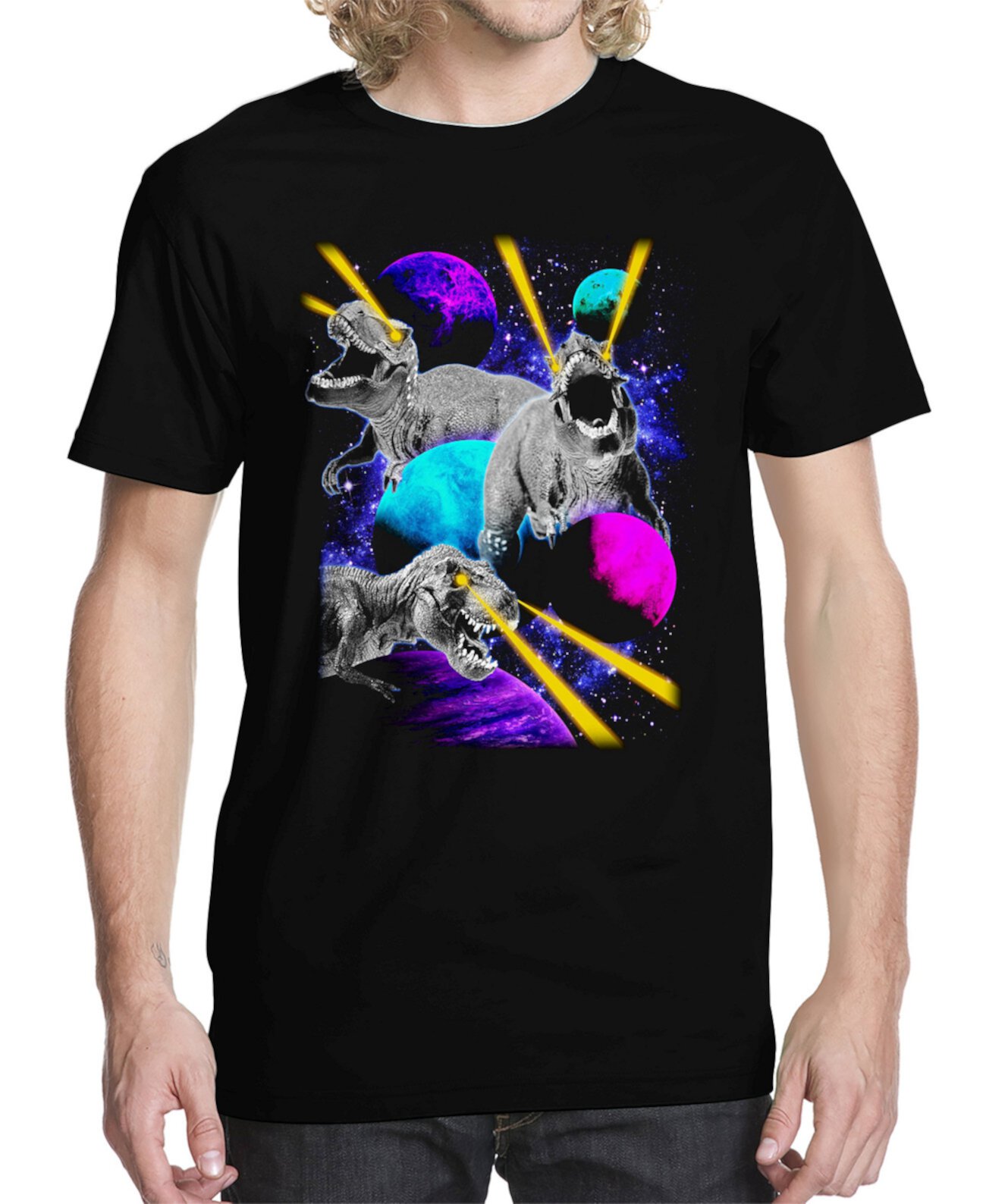 Мужская футболка с рисунком Rex Galaxy Buzz Shirts