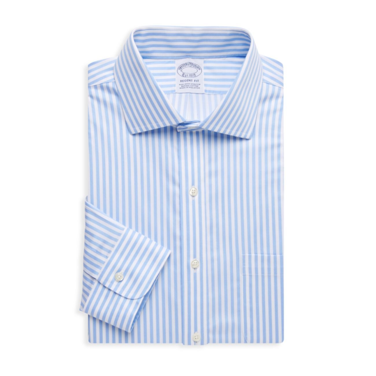 Полосатая классическая рубашка Regent-Fit Brooks Brothers