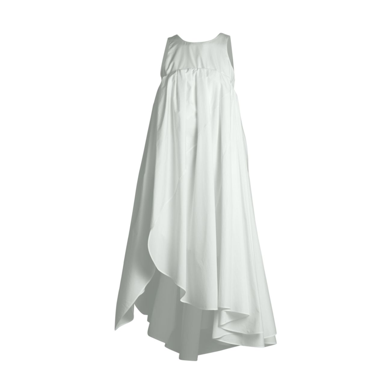 Асимметричное шелковое платье без рукавов Nina Ricci