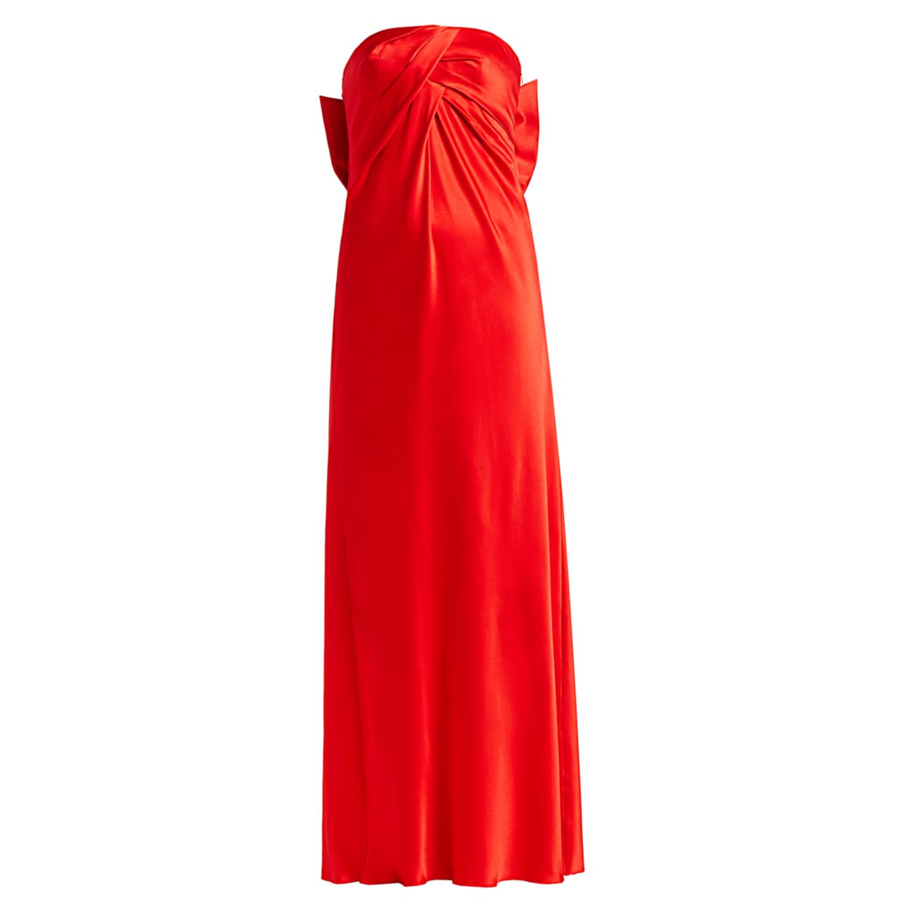 Strapless Silk Bow Gown Alberta Ferretti