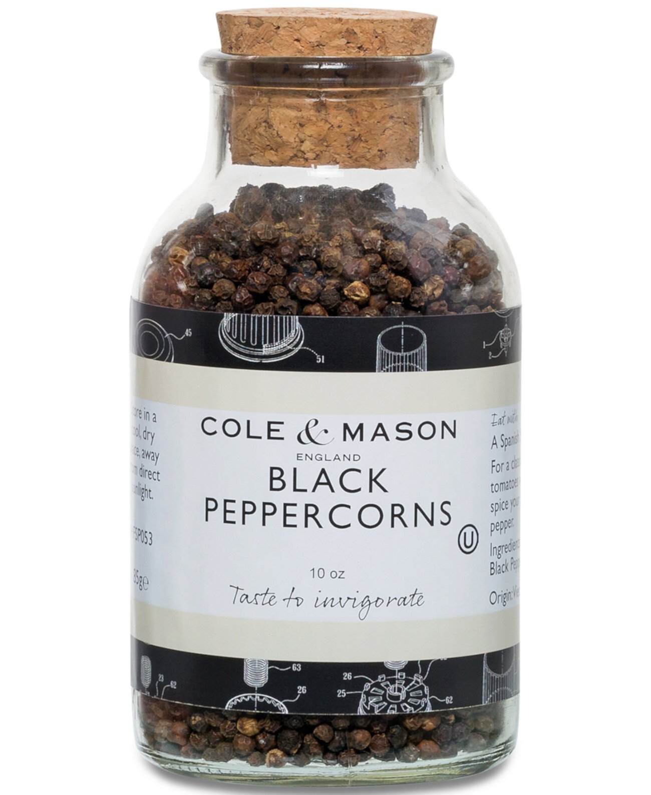 Черный перец горошком Cole & Mason