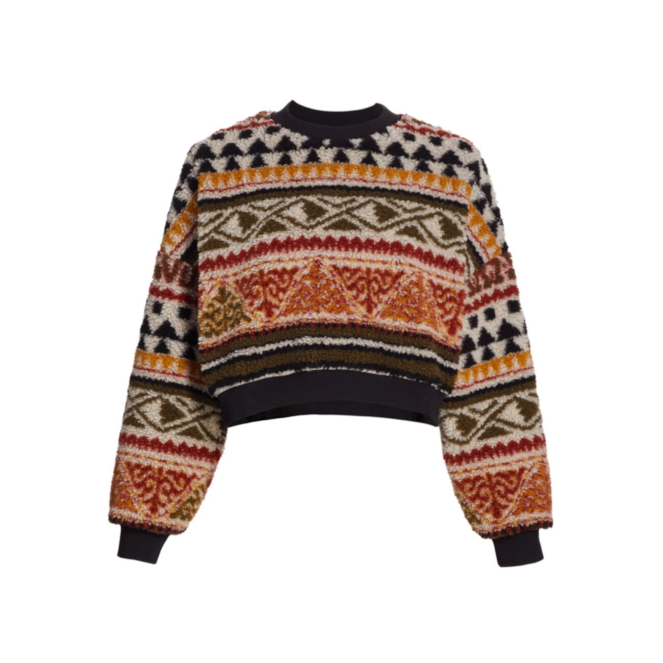 Укороченный свитер из флиса Etro