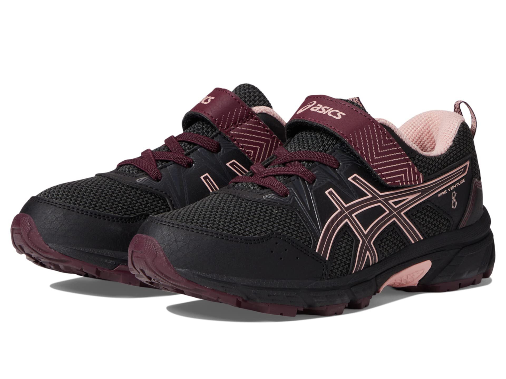 Кроссовки ASICS Pre Venture 8 PS для малышей с эластичными шнурками и амортизирующей подошвой Asics