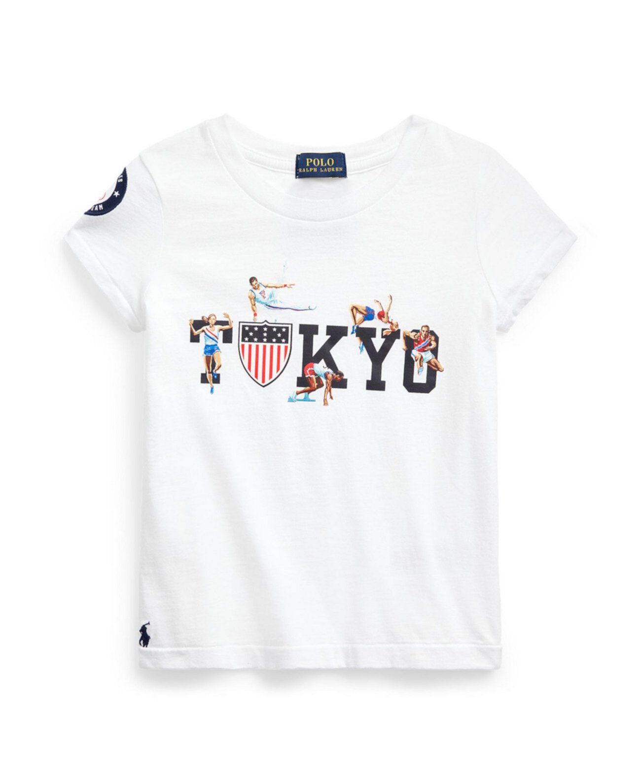 Big Girls Team USA Cotton T-shirt Ralph Lauren