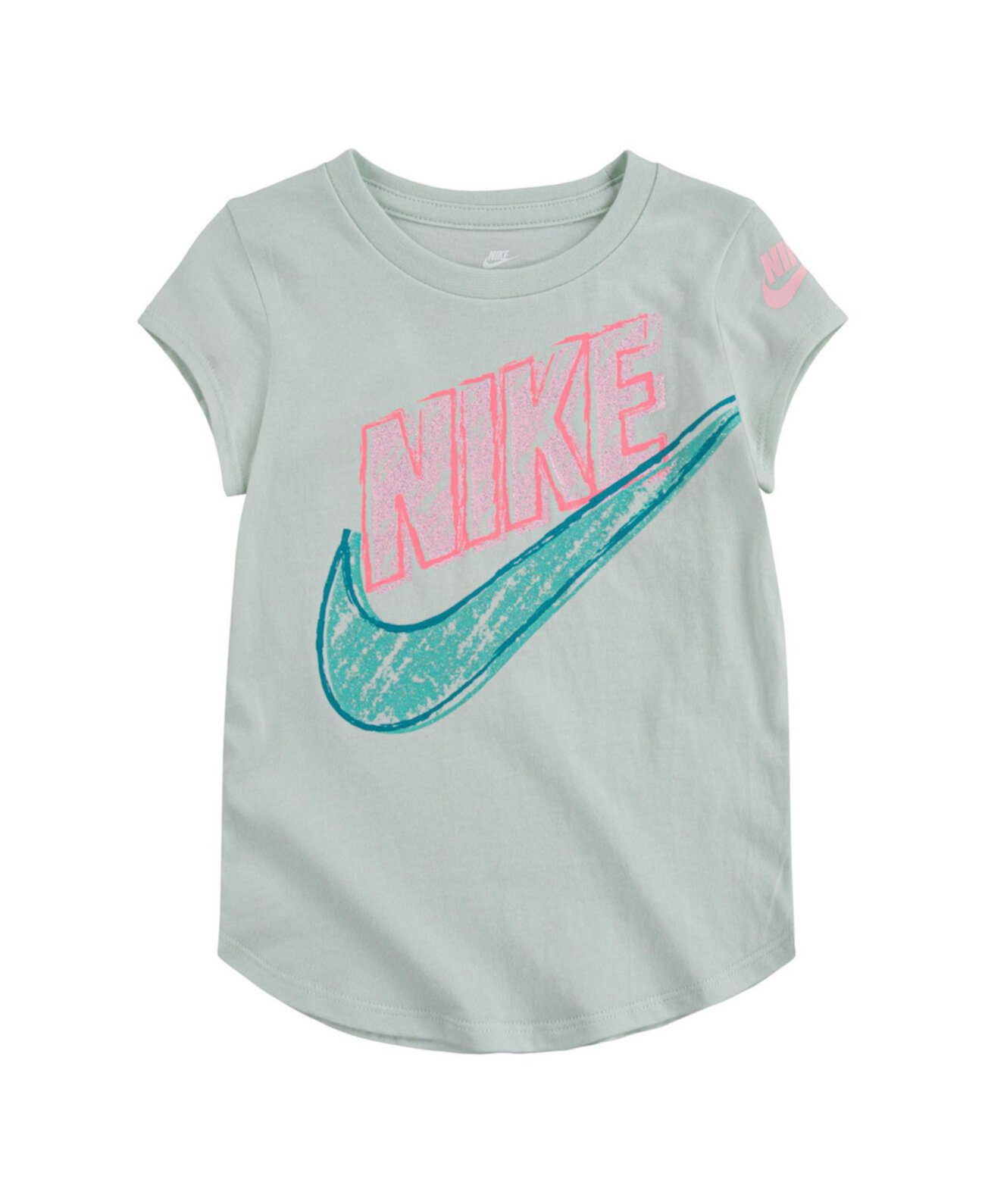 Футболка Little Girls с графическим логотипом Nike