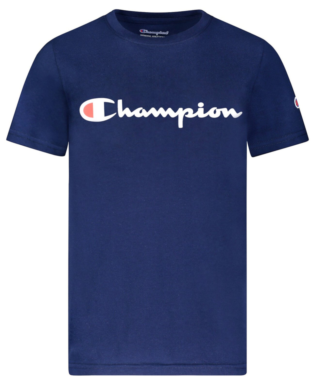 Фирменная футболка с короткими рукавами и шортами для маленьких мальчиков Champion