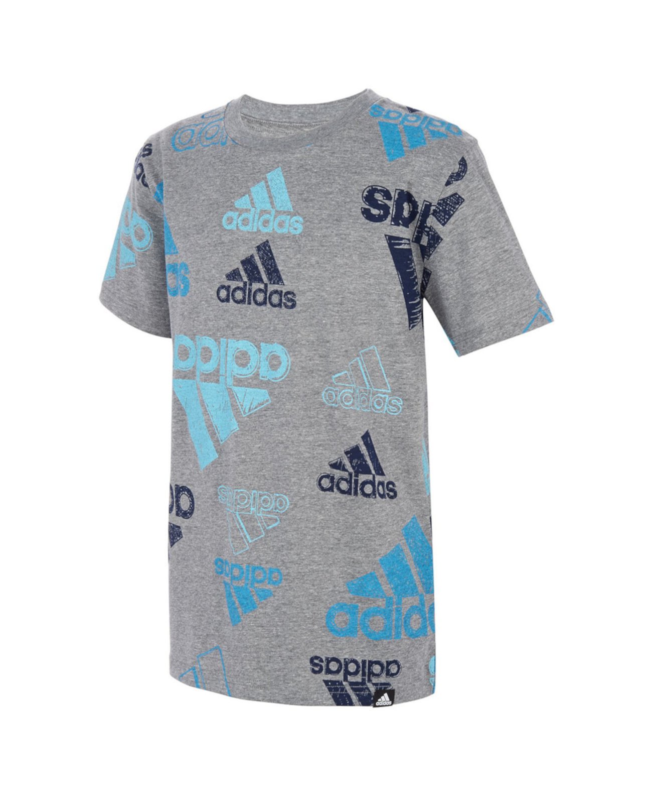 Футболка Brand Love с короткими рукавами для больших мальчиков Adidas