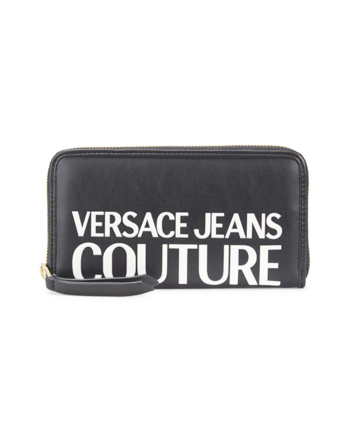 Кошелек Continental с логотипом на молнии Versace Jeans Couture
