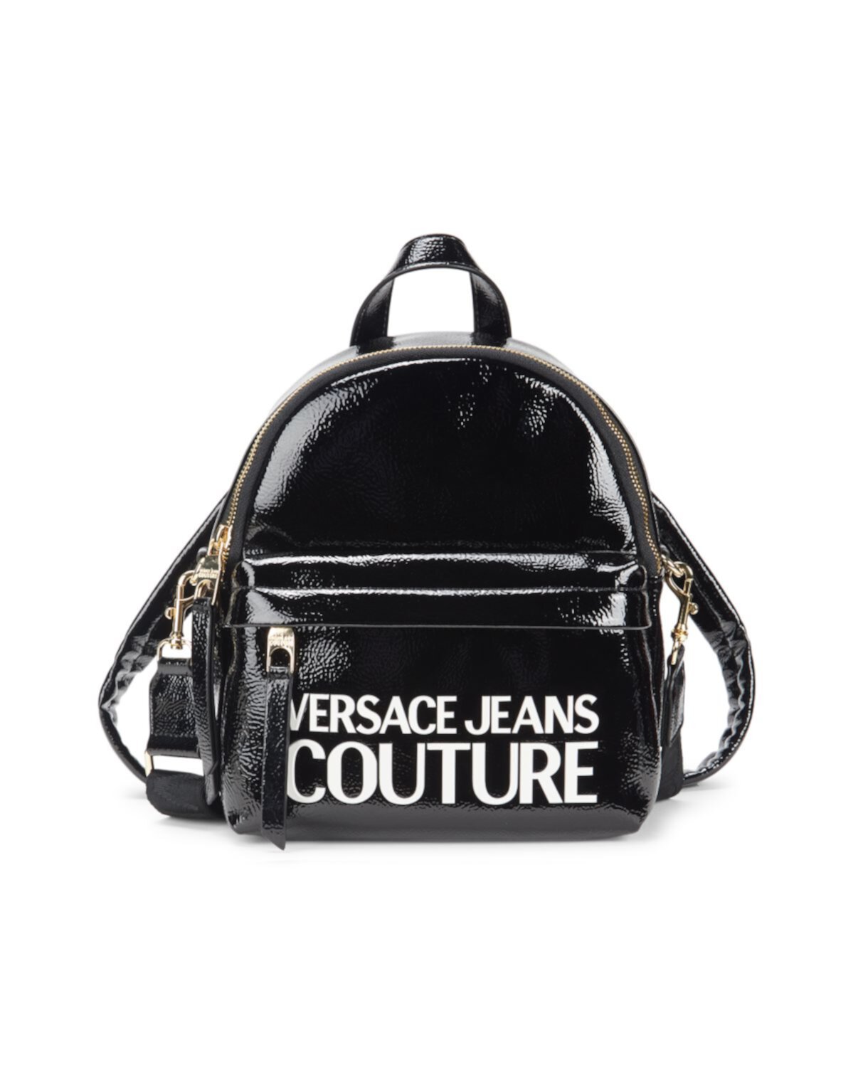 Рюкзак-трансформер из искусственной кожи с логотипом Versace Jeans Couture