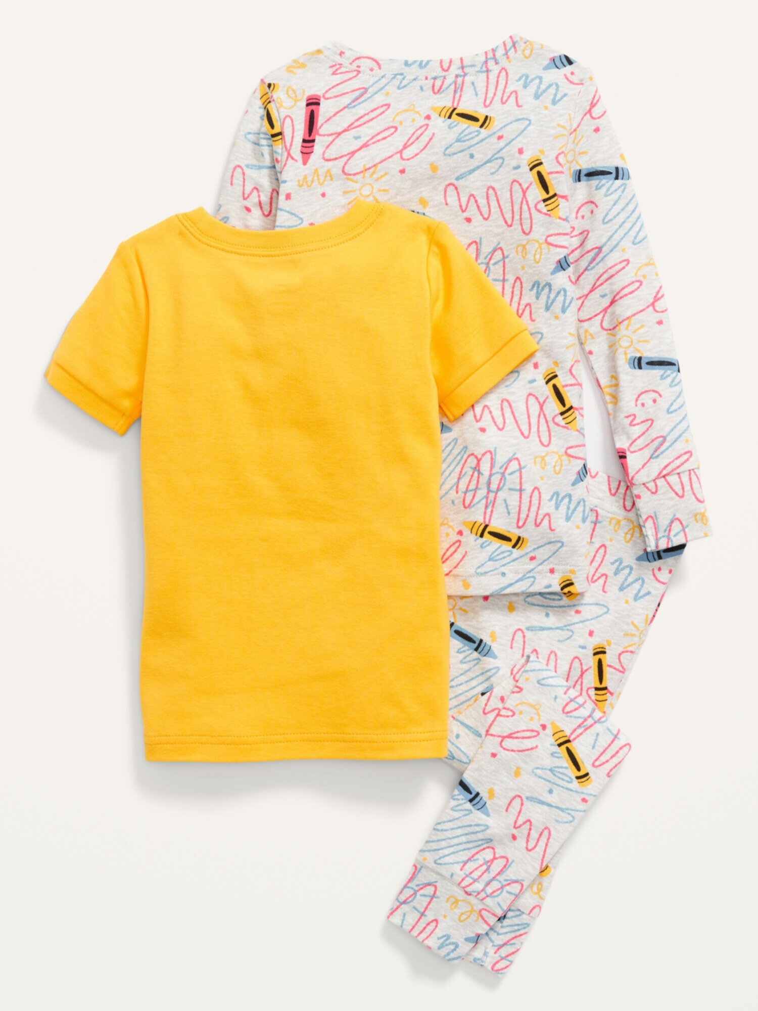 Пижамный комплект из 3 предметов унисекс с принтом для малышей и малышей Old Navy