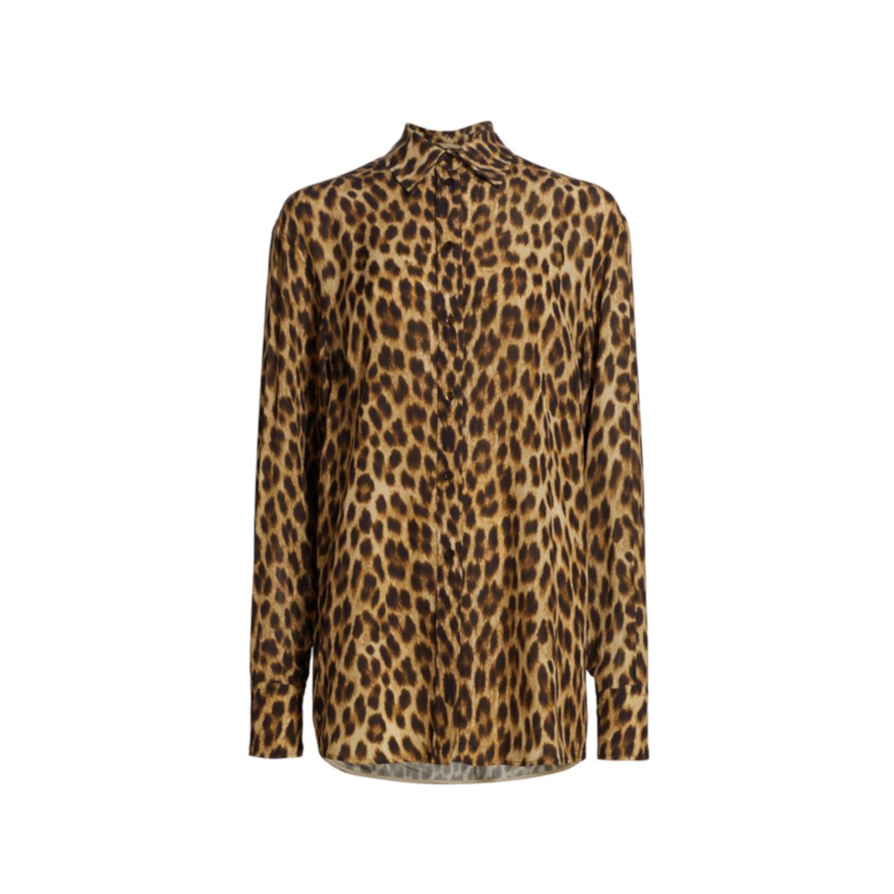 Купить Блузки Рубашка оверсайз с леопардовым принтом Sportmax, цвет ...