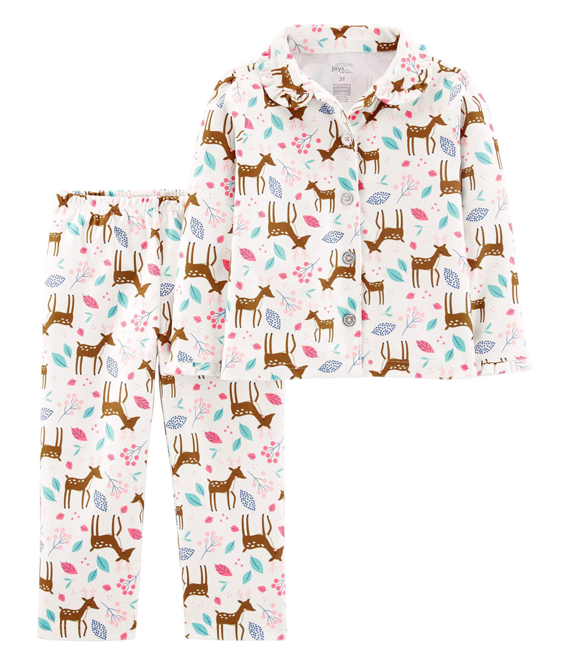 Пижамный комплект из двух частей в стиле пальто (для младенцев / малышей) Simple Joys by Carter's