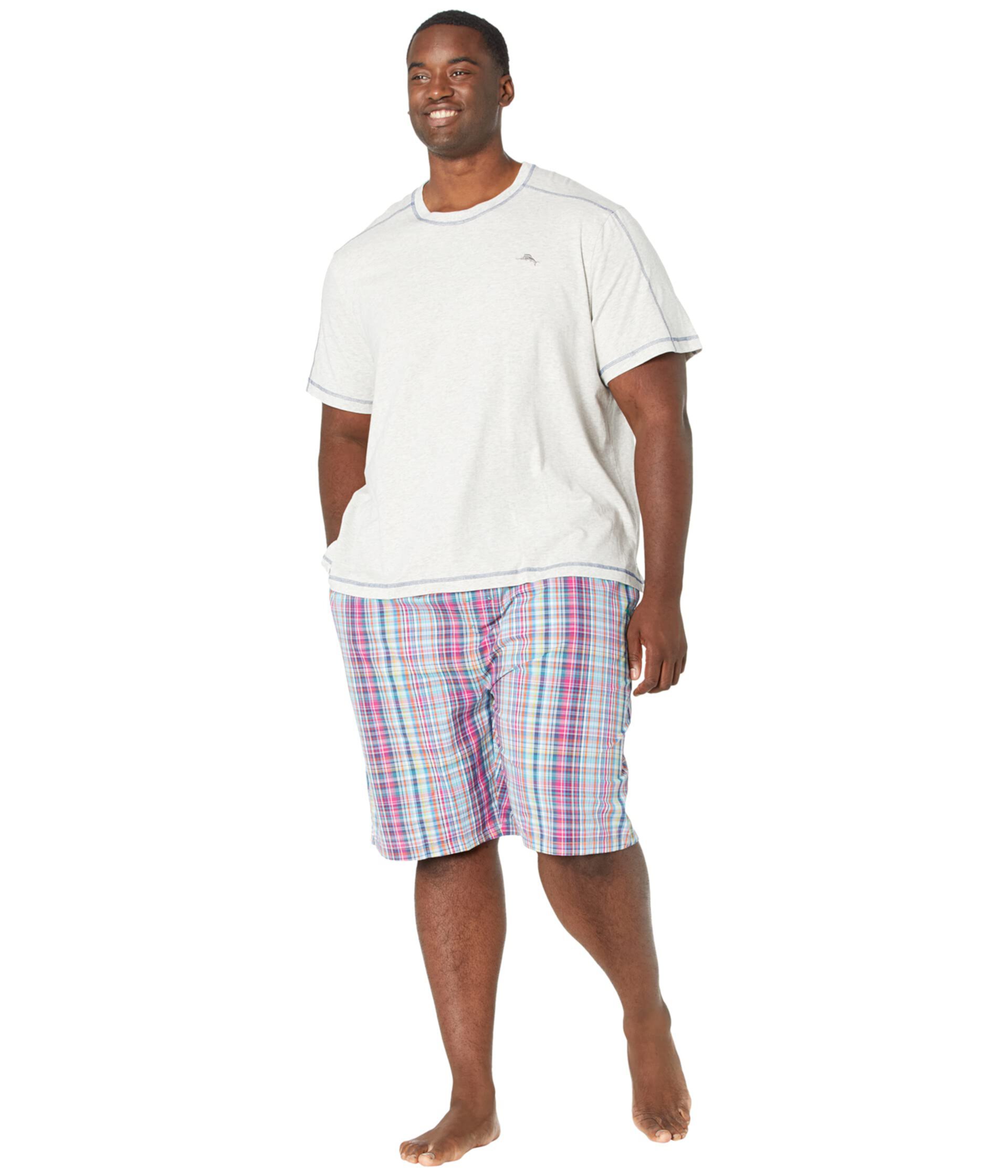 Big & Tall Cotton Woven Jam Pajama Set Tommy Bahama