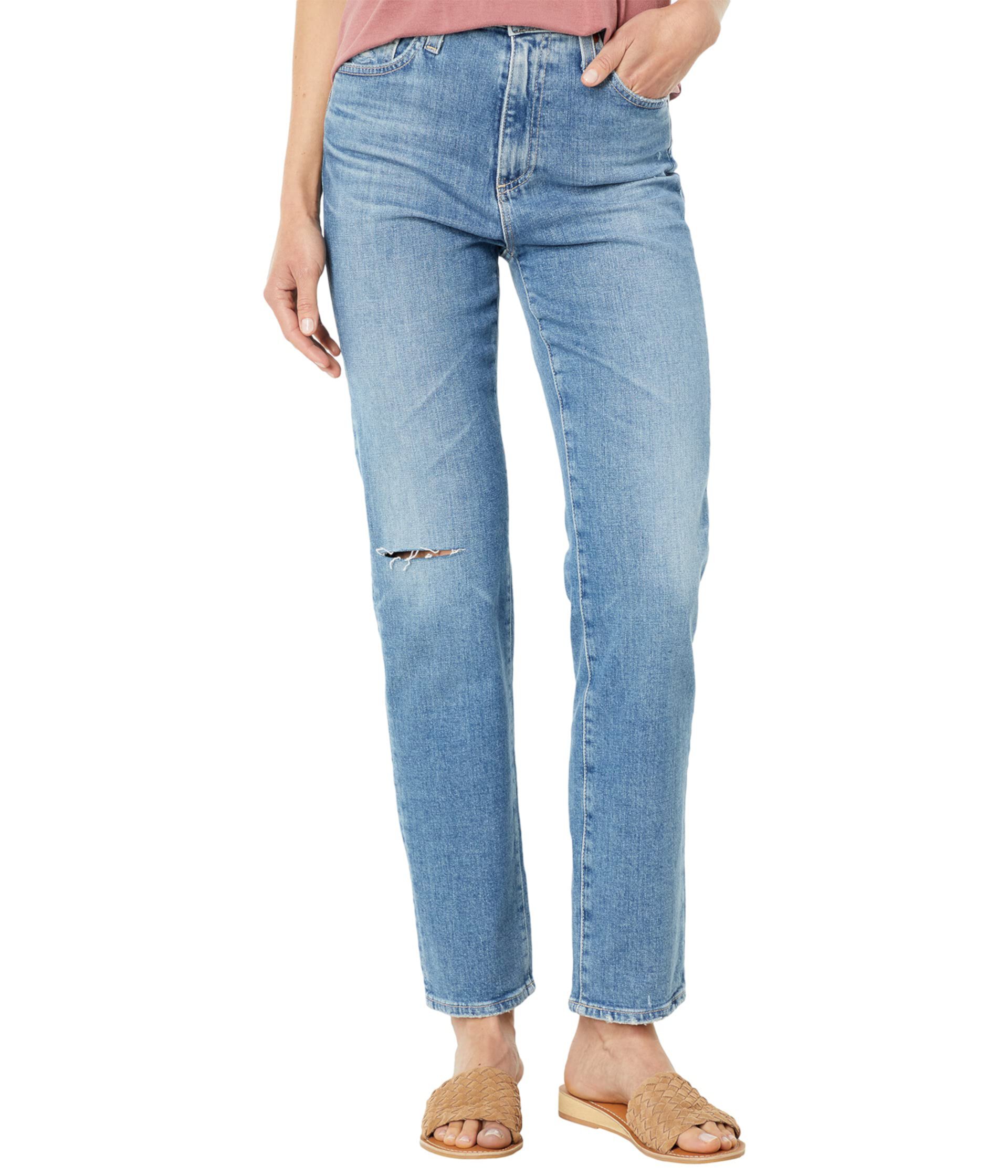 Phoebe High-Rise Vintage Taper Jeans in 13 Years Prodigy AG Jeans