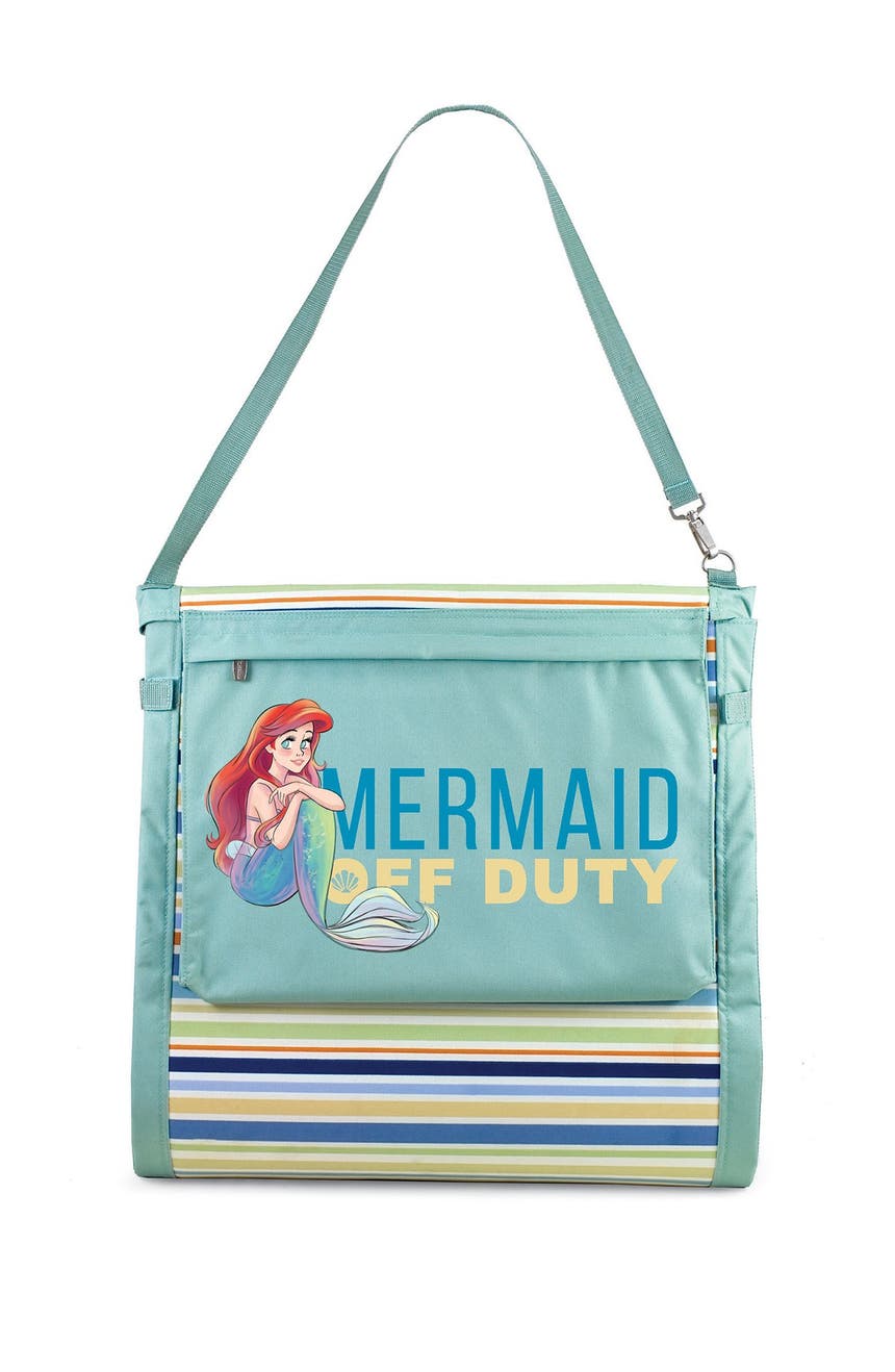 Little Mermaid - Портативное пляжное кресло и сумка-тоут Beachcomber Picnic Time