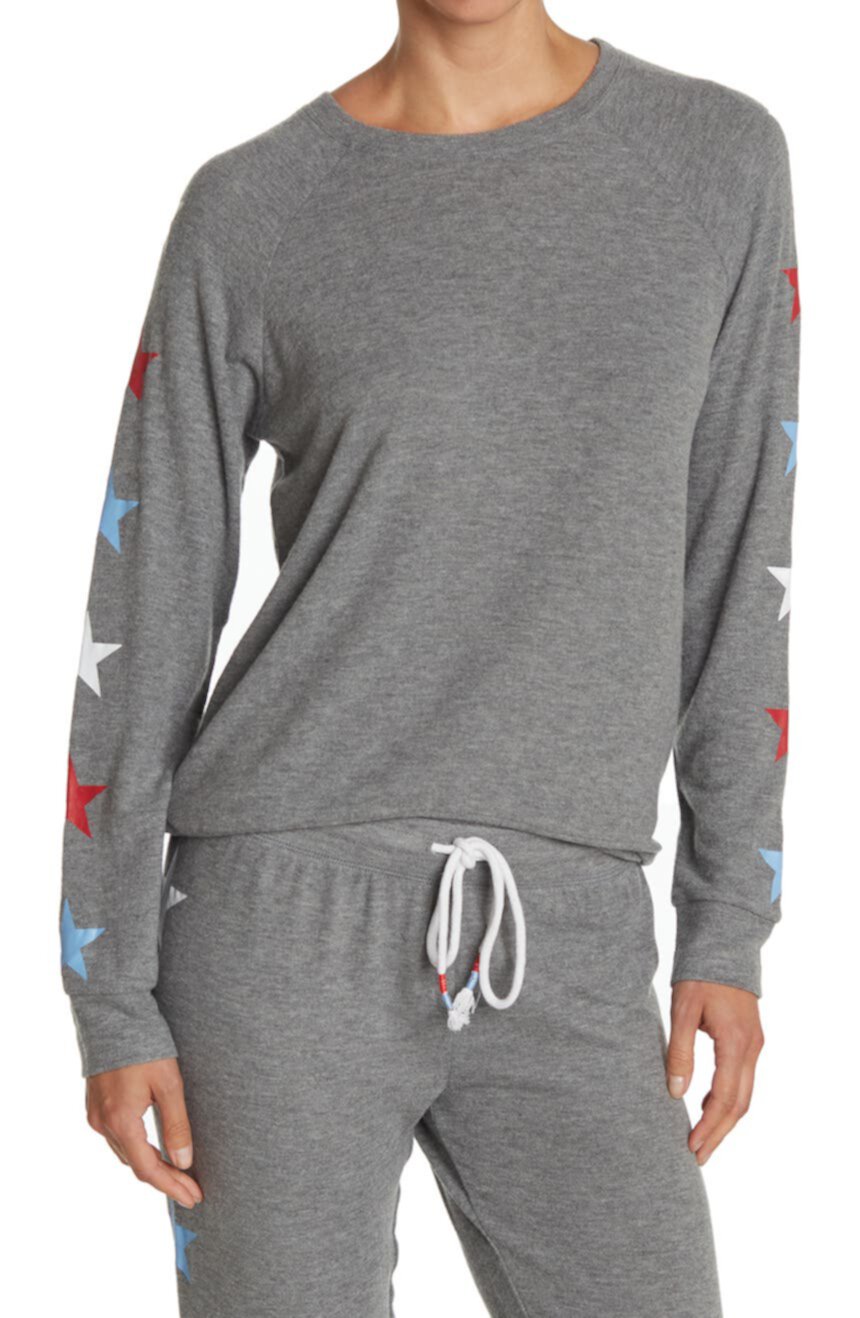 Пижамный топ со звездами и длинными рукавами PJ SALVAGE