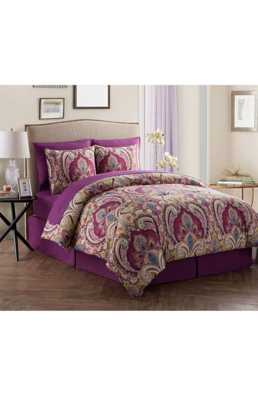 Комплект постельного белья из дамасского стеганого одеяла Alissia - Queen VCNY HOME