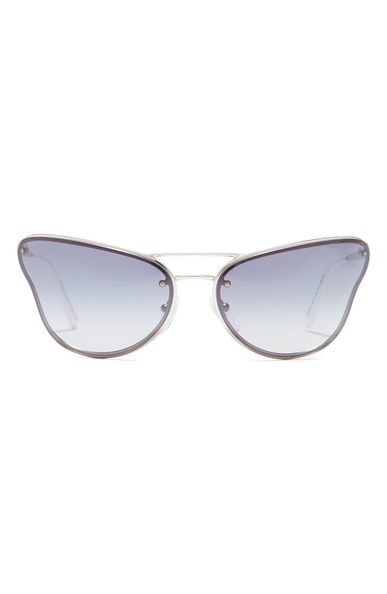 Модифицированные солнцезащитные очки «кошачий глаз» 69 мм Prada