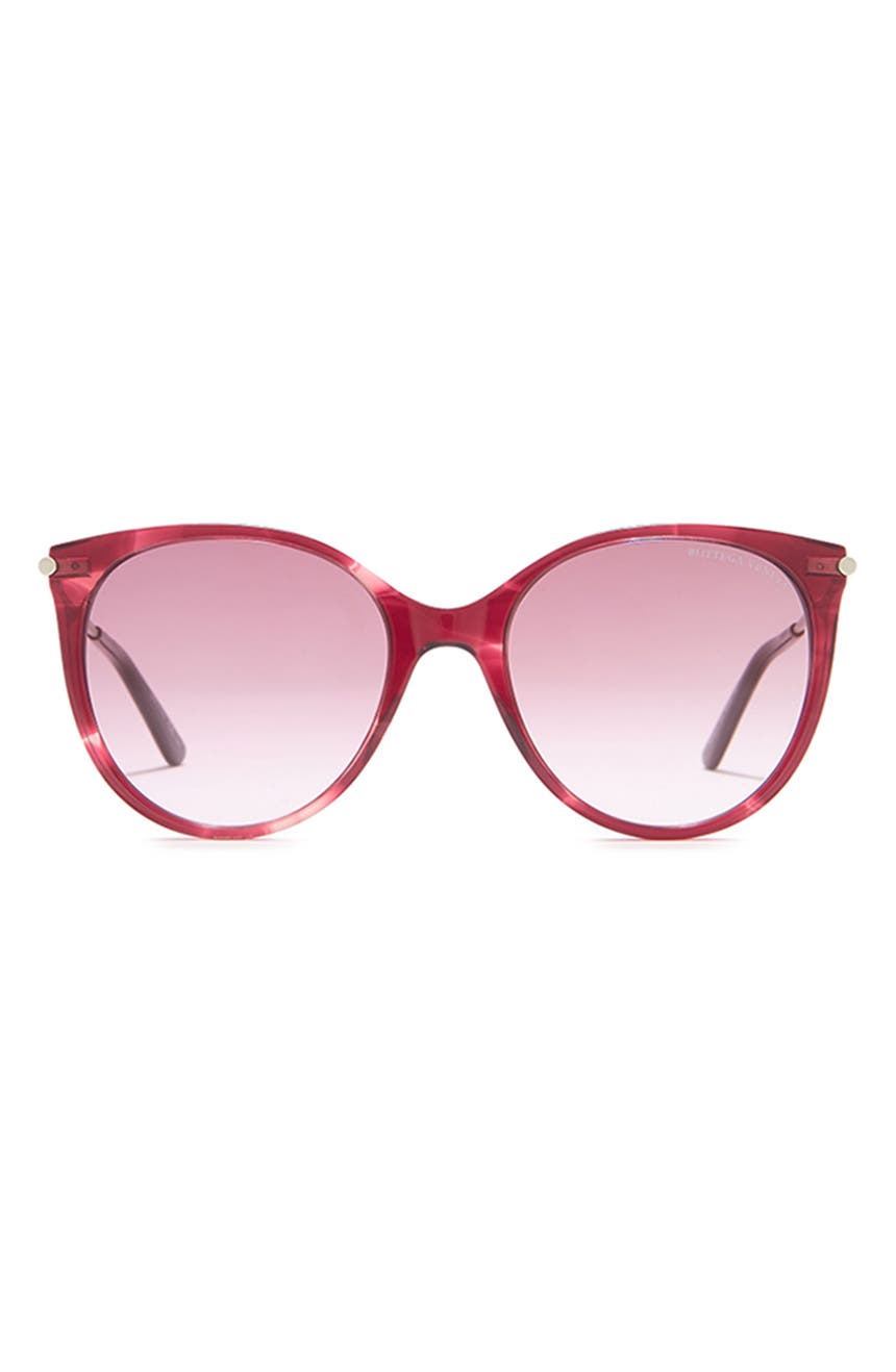 Круглые солнцезащитные очки 54 мм Bottega Veneta