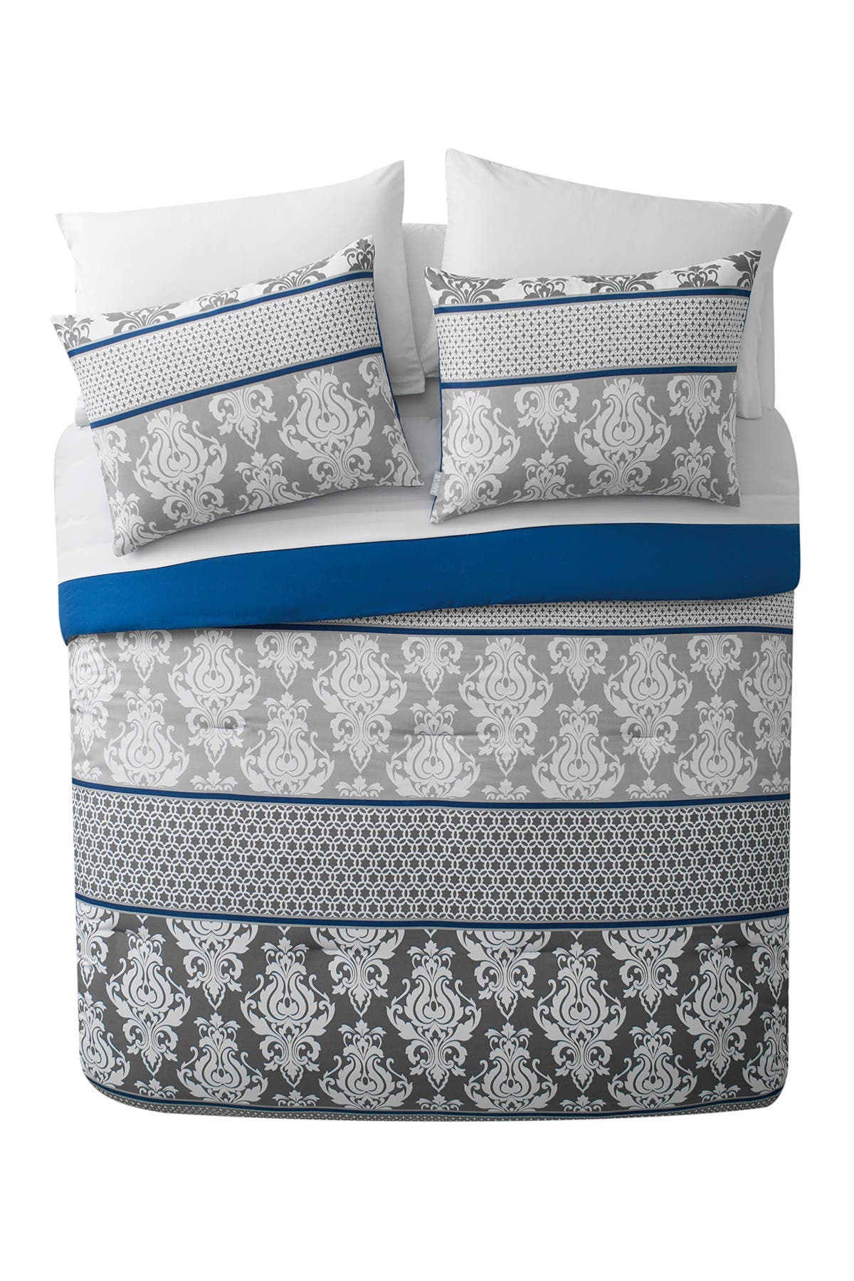 Комплект одеял Beckham Bed-in-a-Bag Blue Damask - полный VCNY HOME