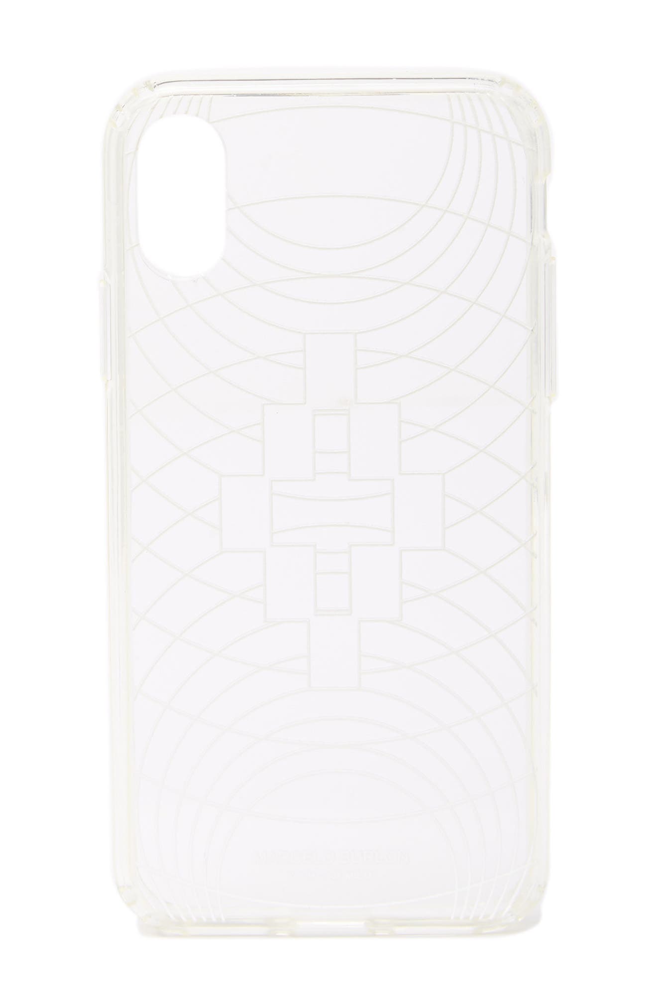 Прозрачный чехол Wireframe для iPhone XS Marcelo Burlon