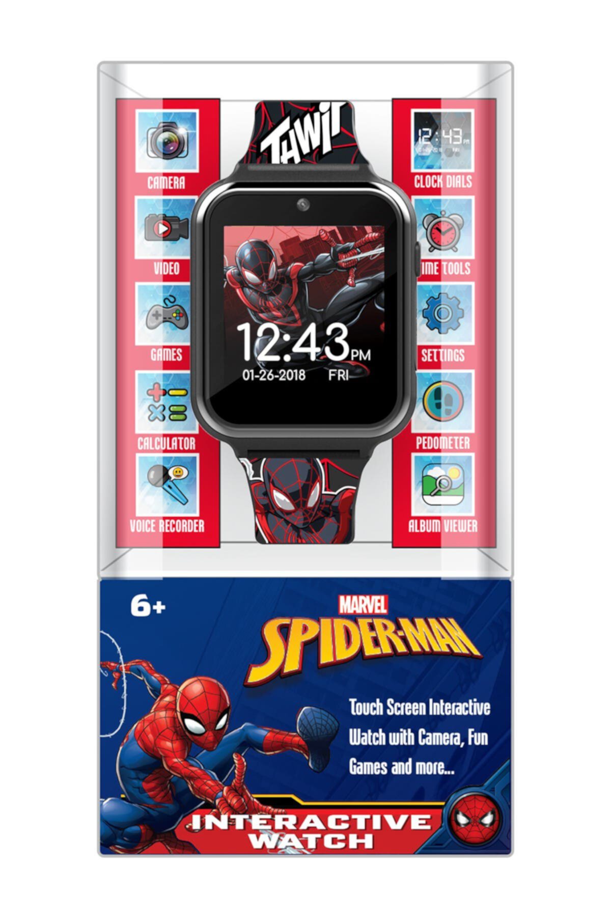 Интерактивные смарт-часы с Человеком-пауком ITime