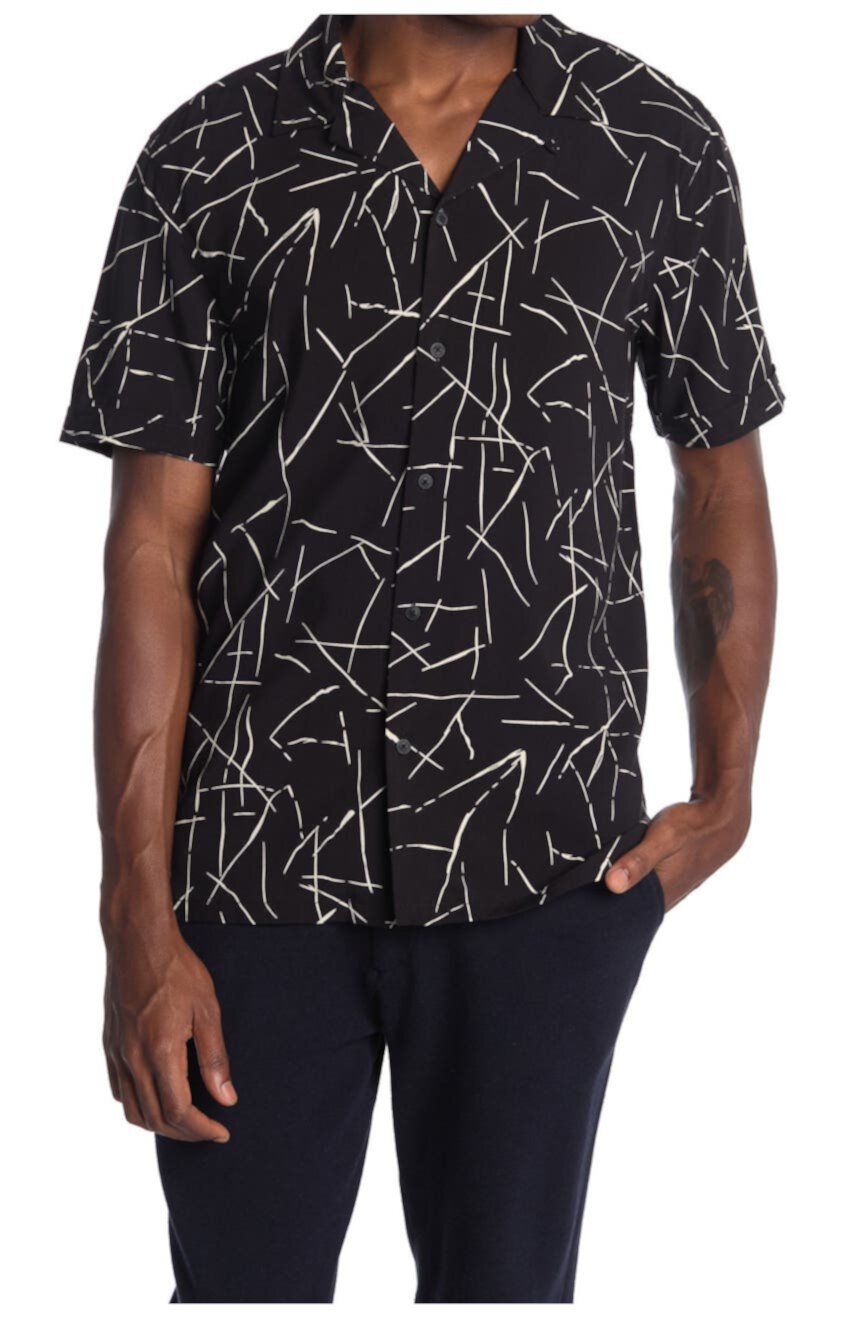 Рубашка с короткими рукавами Abstract Lines Toscano