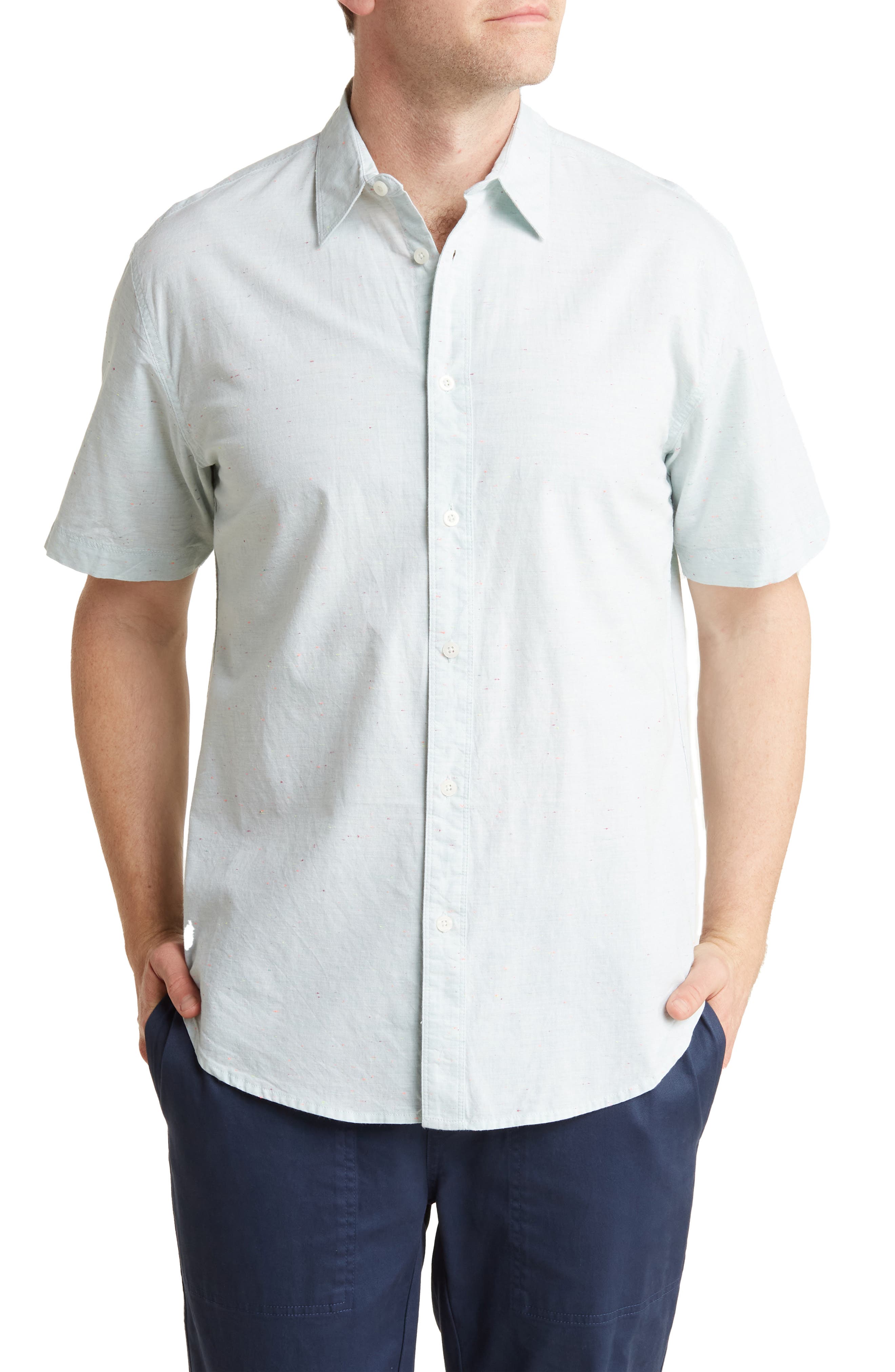 Рубашка обычного кроя с короткими рукавами Coloras Multi Slub COASTAORO