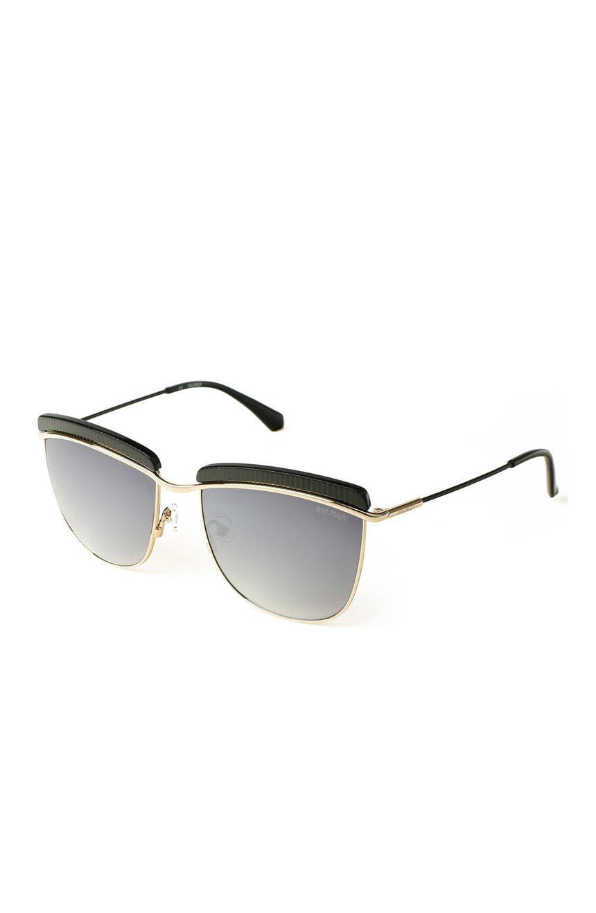 Солнцезащитные очки с верхней надбровной дугой 56 мм Balmain