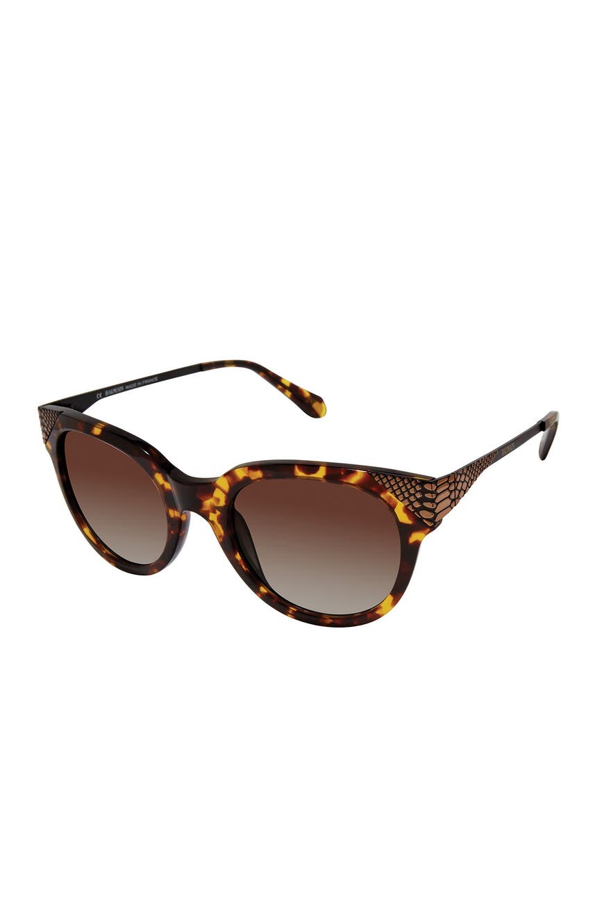 Модифицированные солнцезащитные очки «кошачий глаз» 53 мм Balmain