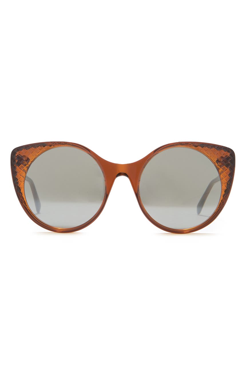 Солнцезащитные очки «кошачий глаз» 54 мм Bottega Veneta