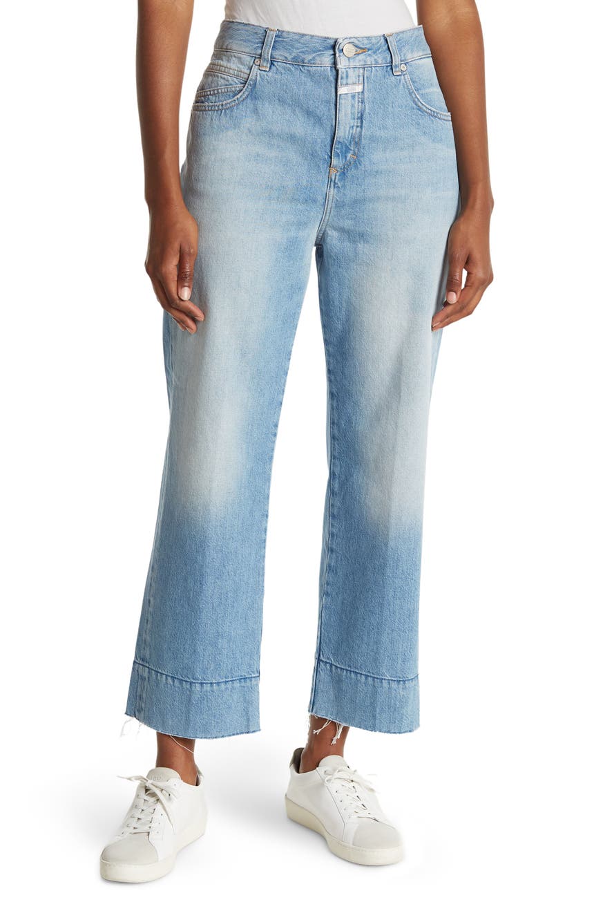 Укороченные джинсы до щиколотки с прямыми штанинами Gloria CLOSED