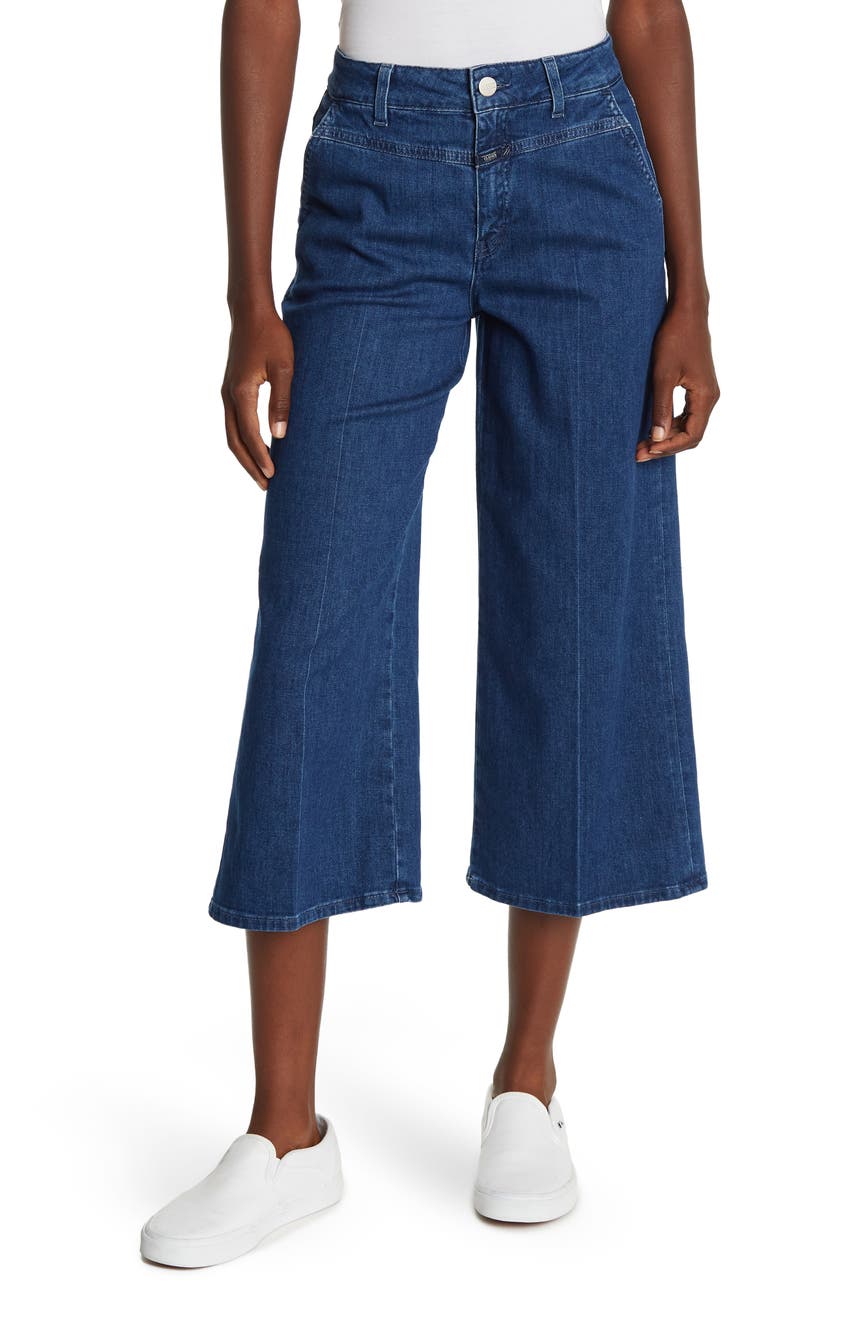 Укороченные джинсы Rosy с широкими штанинами CLOSED