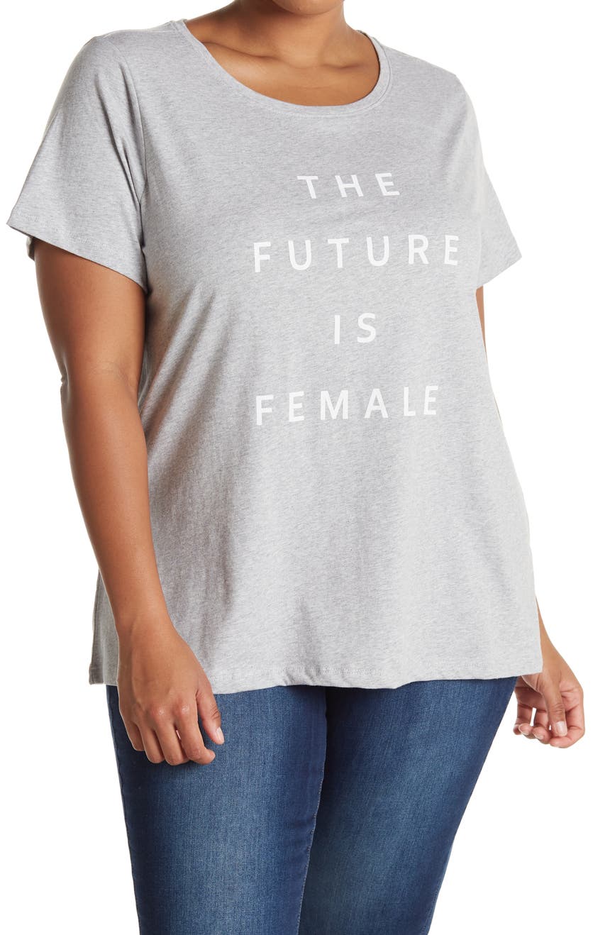 Женская футболка с короткими рукавами и круглым вырезом The Future Is FOR THE REPUBLIC