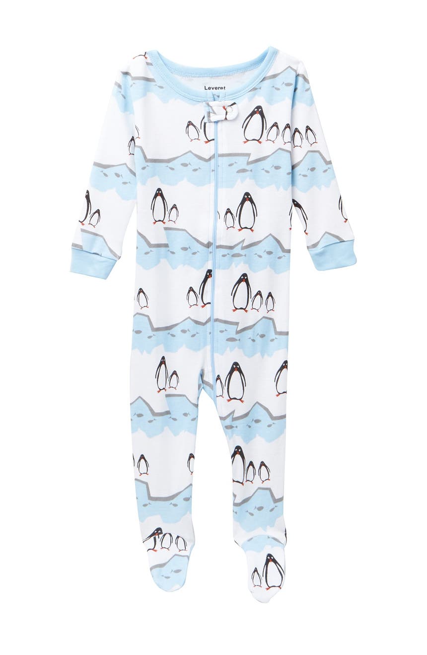 Пижамная спальная пижама с пингвиньими ногами Leveret