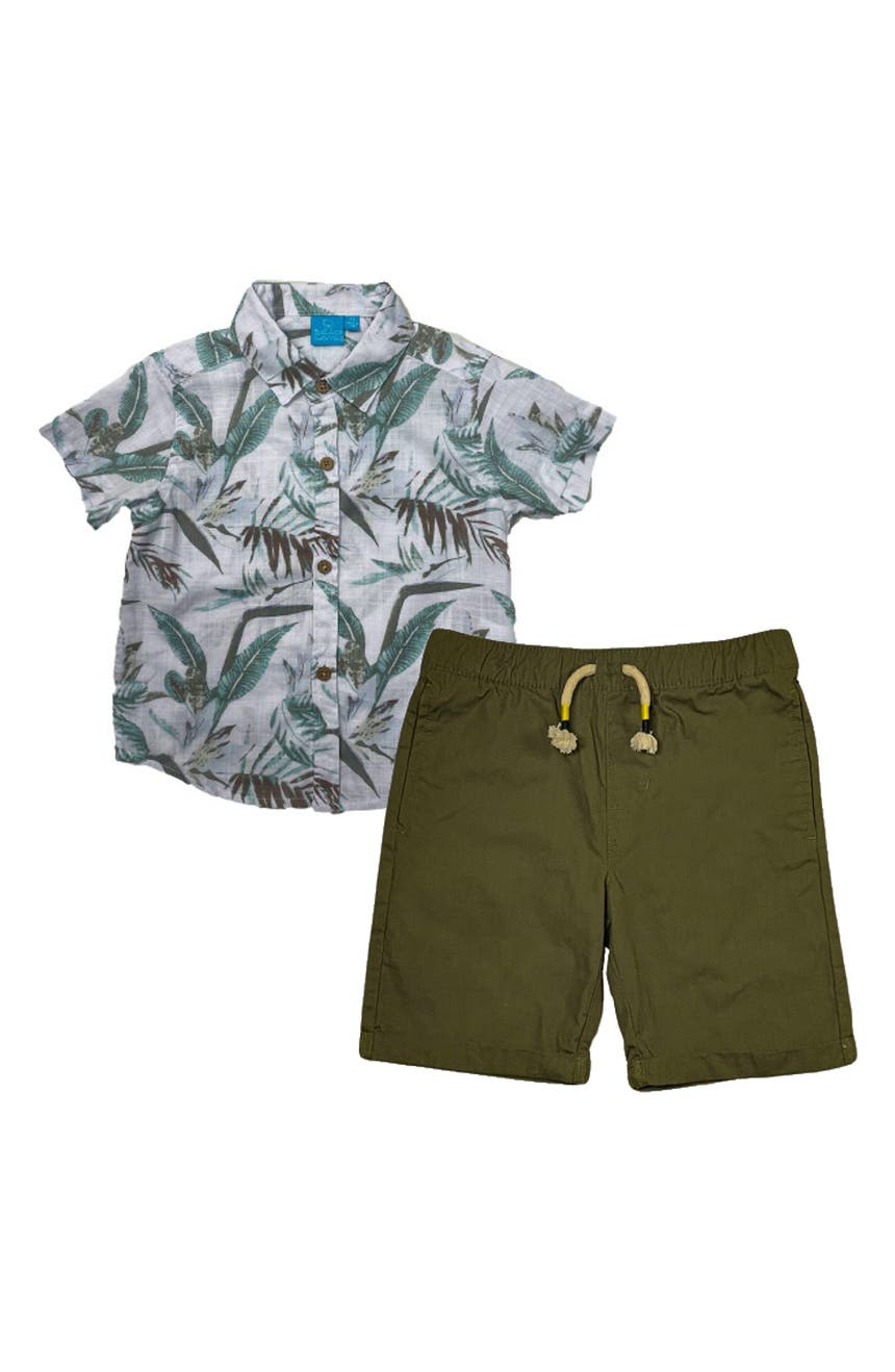 Комплект тропической рубашки и шорт с короткими рукавами BEAR CAMP