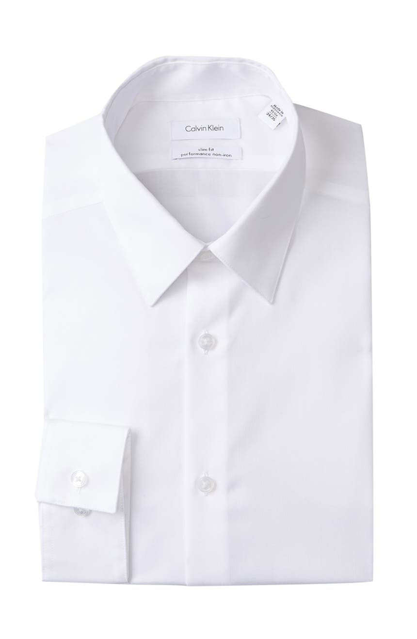Оксфордская классическая рубашка приталенного кроя Calvin Klein