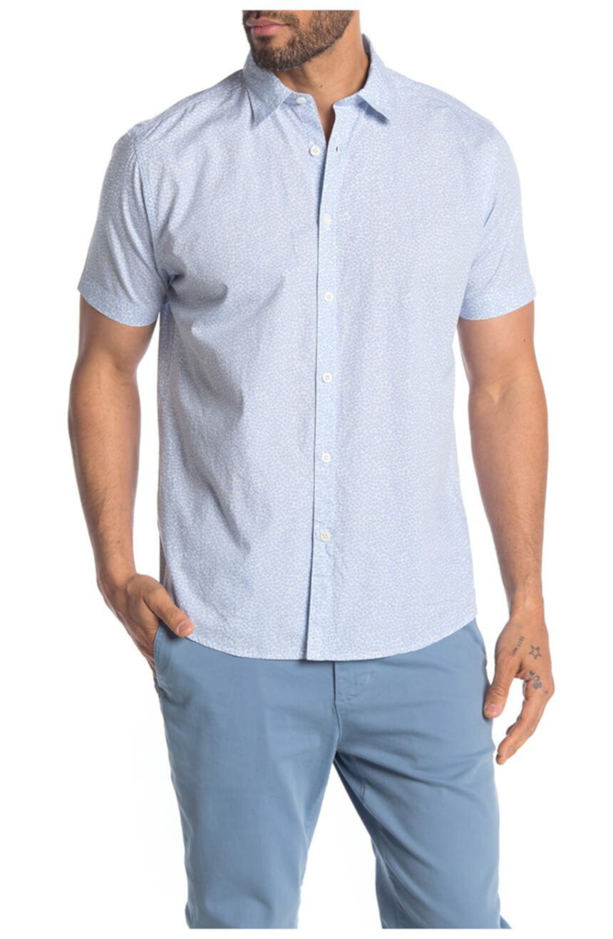 Рубашка стандартного кроя с короткими рукавами и цветочным принтом Dix COASTAORO