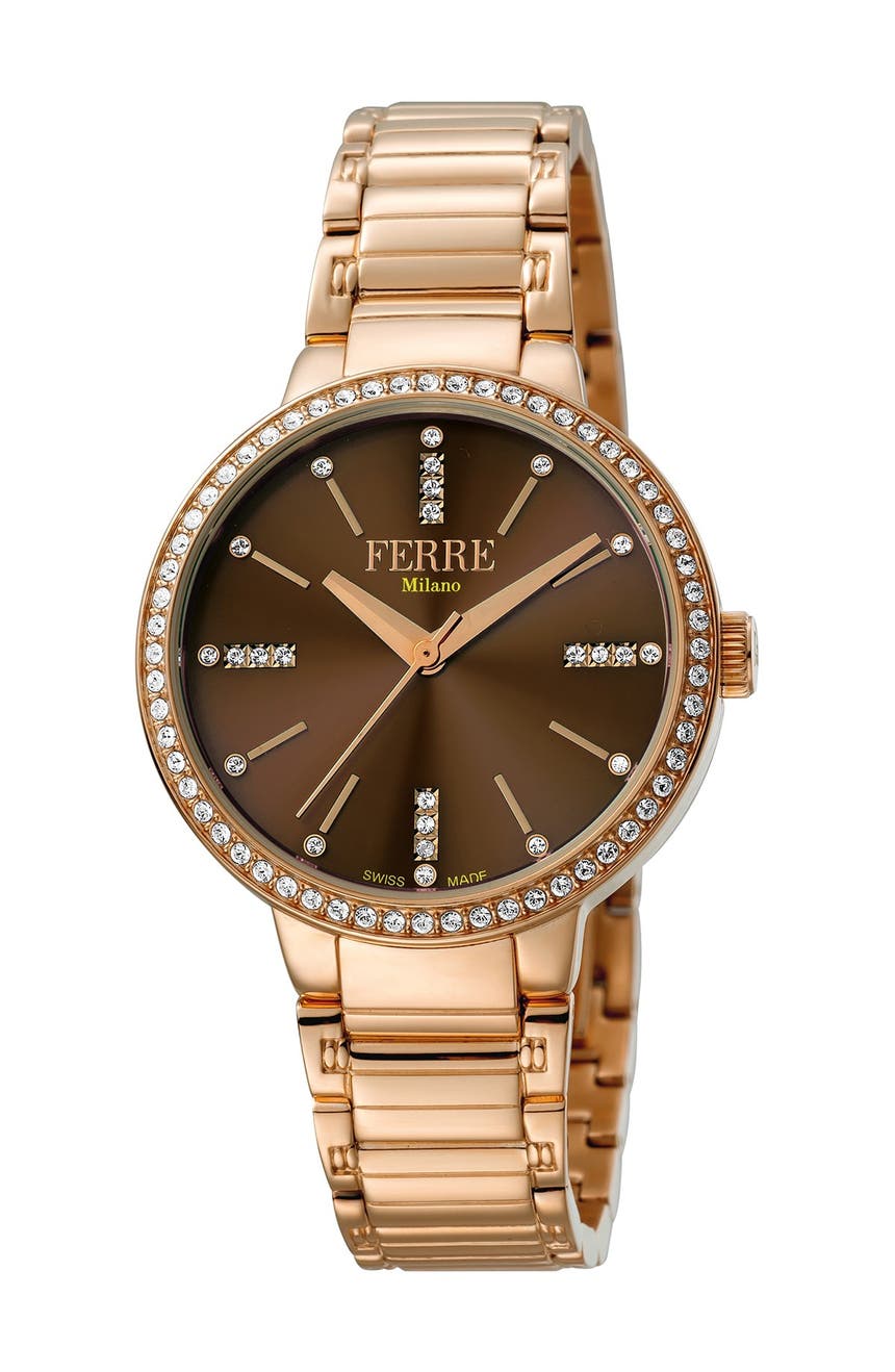 Женские часы из нержавеющей стали, 34 мм Ferre Milano