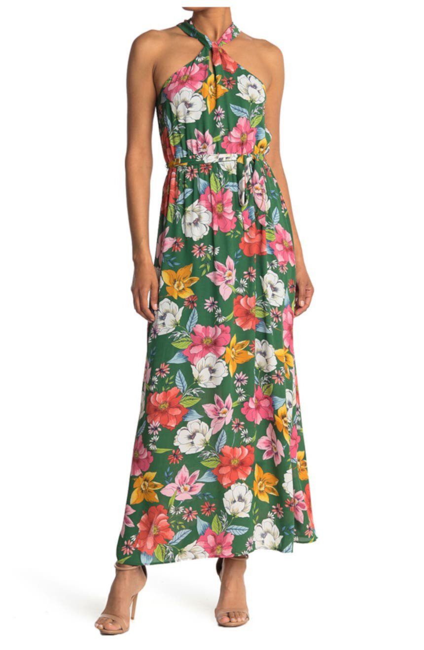 Макси-платье с цветочным принтом Daniel Rainn