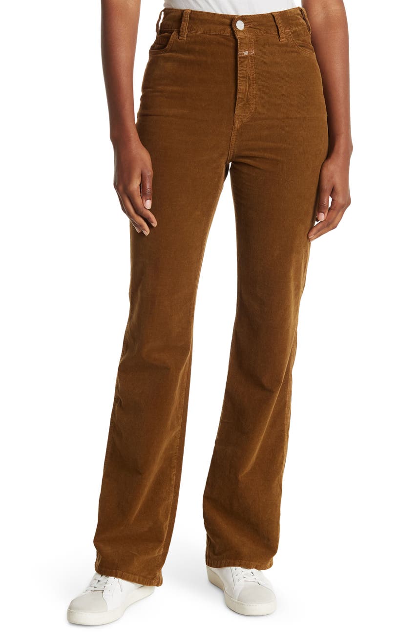 Kathy Cord High Rise Flared Pants CLOSED
