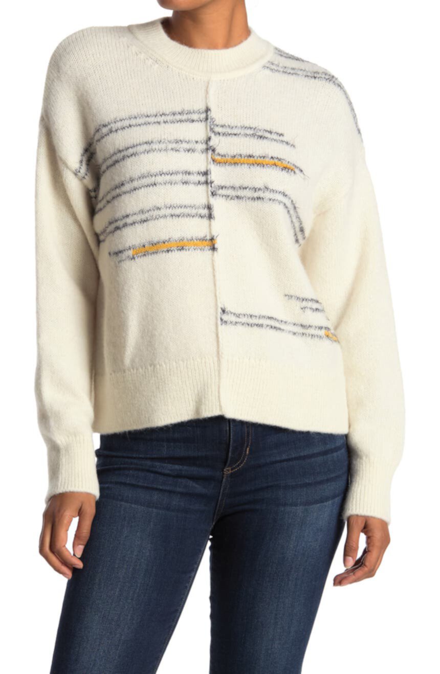 Вязаный свитер с центральным швом CLOSED