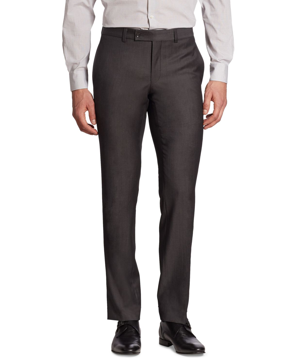 Базовые шерстяные брюки приталенного кроя Ford Saks Fifth Avenue