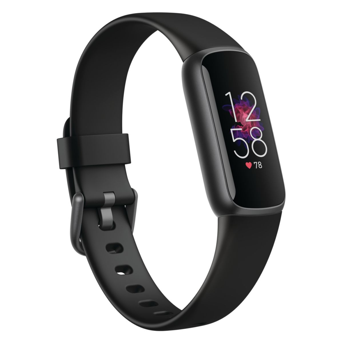 Fitbit Luxe Фитнес-трекер с цветным дисплеем, водонепроницаемый до 50 метров, черный/зеленый Fitbit