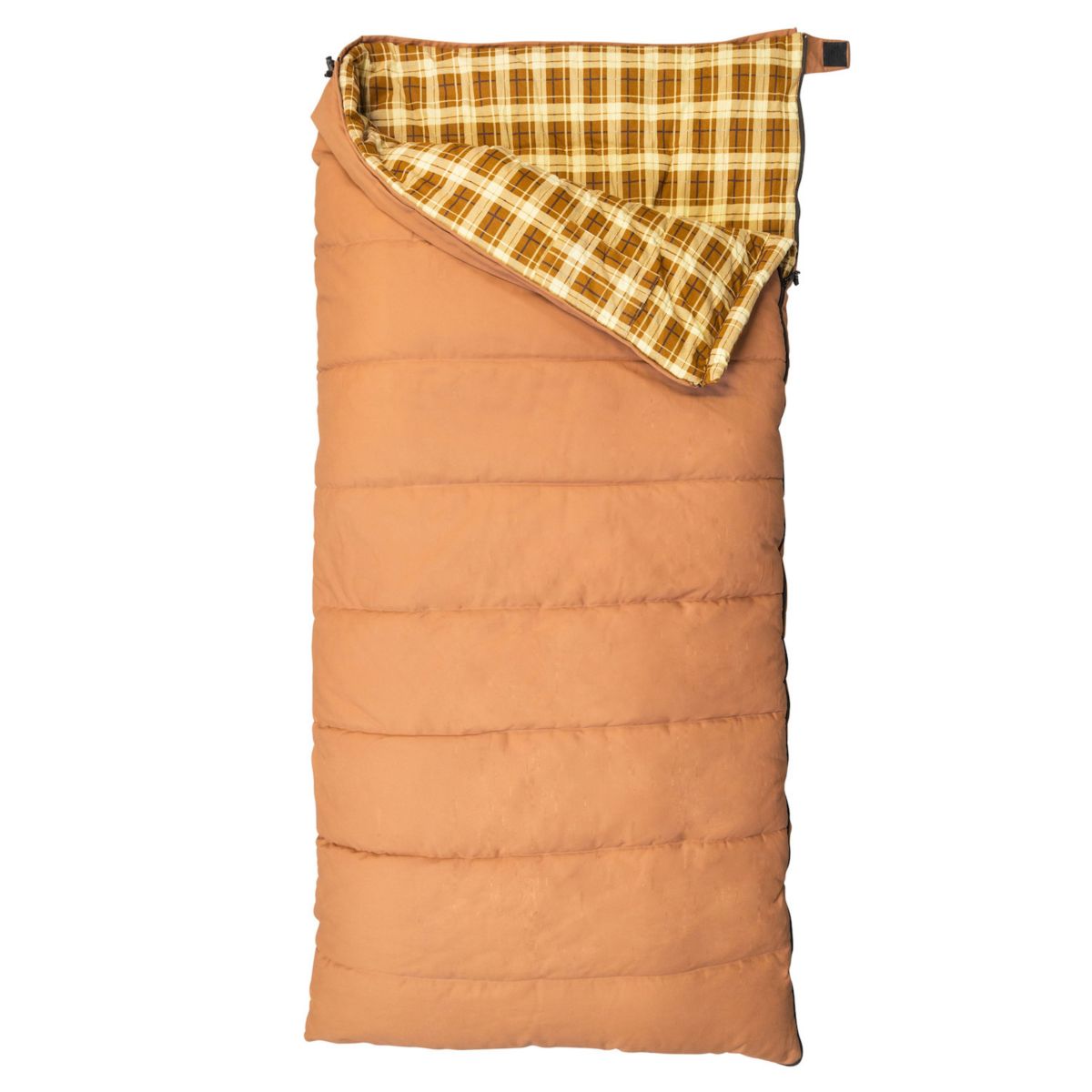 Kamp-Rite Прямоугольный спальный мешок из хлопчатобумажной ткани, 35 x 78 дюймов, 0 градусов, цвет хаки Kamp-Rite