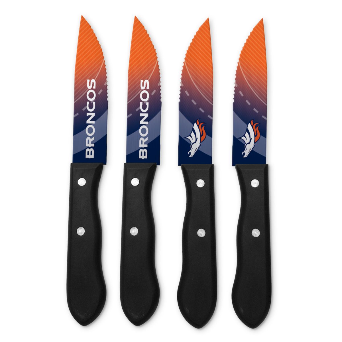 Набор ножей для стейка Denver Broncos из 4 предметов NFL